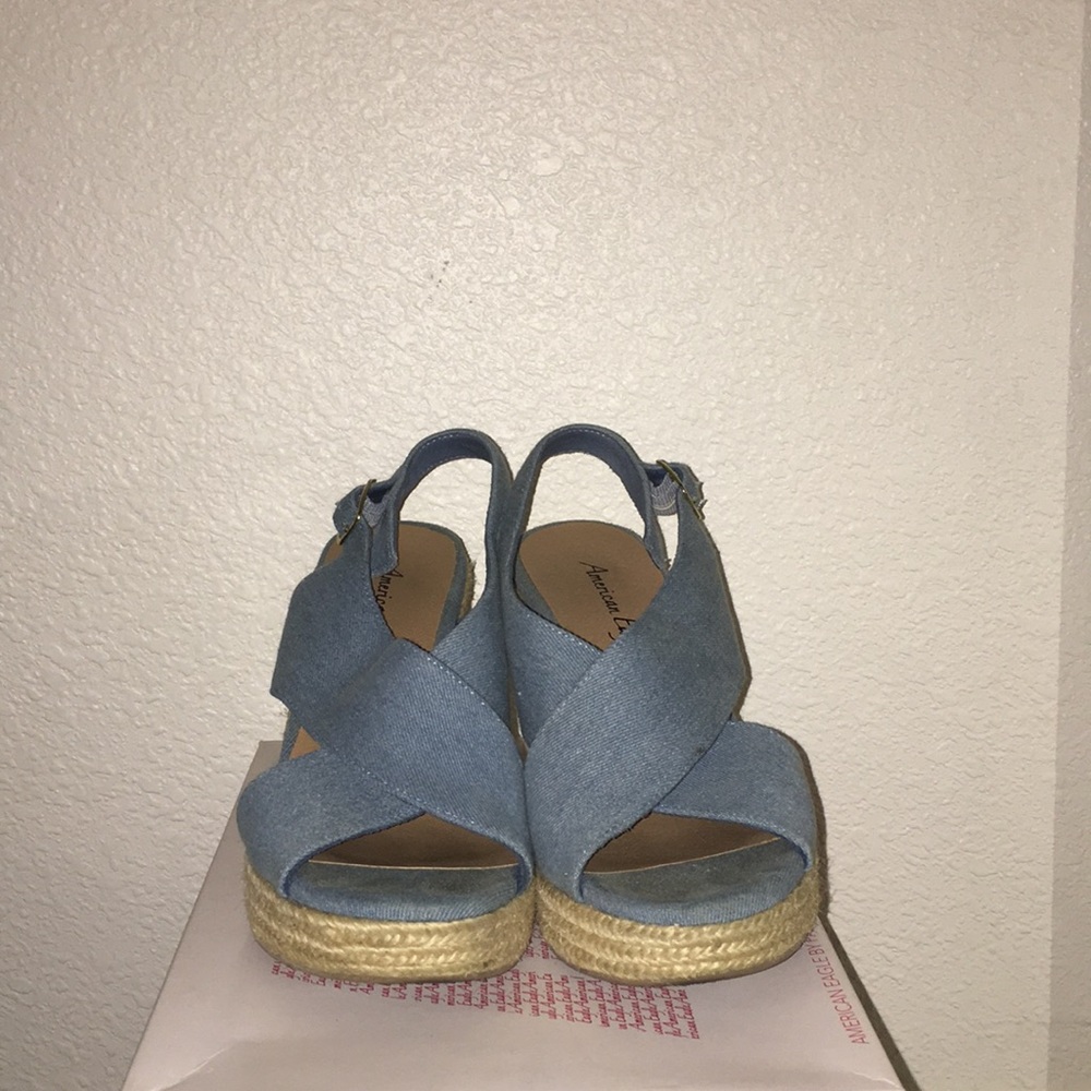 Slightly worn, American Eagle wedges